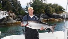 King Salmon at the Talon Lodge Dock