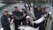 52lb King surrounded by Kings and Silvers