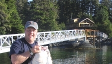 Sunny Halibut Fishing Day at Talon Lodge