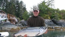 Nice 49lb King Salmon at the Talon Dock