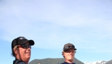 Powell Father and Son Show off a Nice Halubut