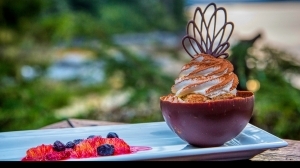 Tiramisu in a Chocolate Cup