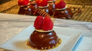 Chocolate Praline Mousse Dome