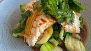 Sesame & Ginger-Steamed Rockfish